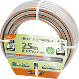 Furtun pentru gradina Claber Silver Elegant Plus, 25 m lungime, 1/2 (12-17 mm) diametru,presiune 10 bar,tratament anti alge,rezistenta UV