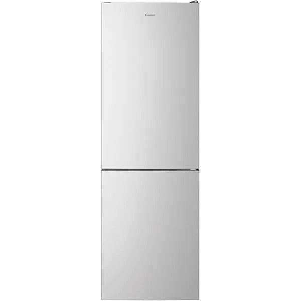 Combina frigorifica CANDY CCE3T618FS, 342 l, Clasa F, No Frost, H 185 cm, Argintiu