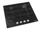 Plita incorporabila CATA GHI 6104 BK, Gaz, 4 arzatoare, Negru