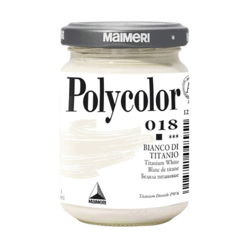 Culoare vinilica Polycolor Maimeri - Titanium white - 140 ml