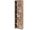 Dulap Baie Inalt Edia 450, 3 Usi, PAL, 167,6x44,9 cm, Stejar Panama