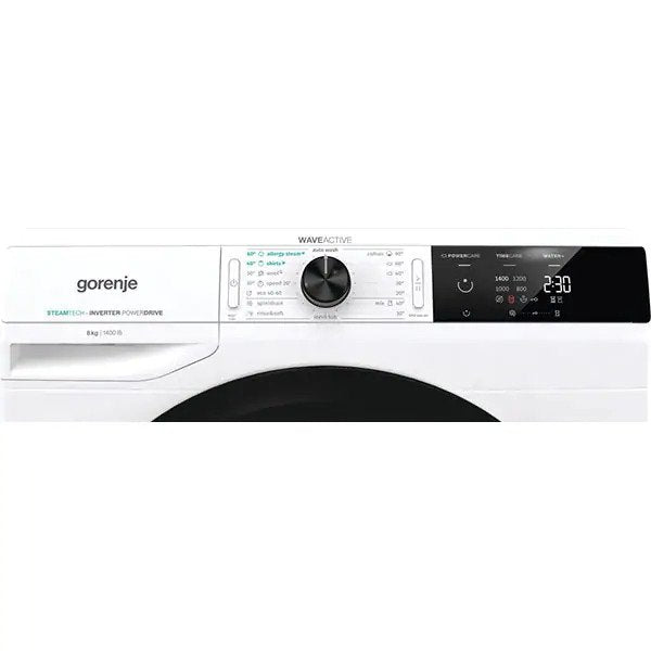 Masina de spalat rufe frontala GORENJE WEI84SDS, WaveActive, 8 kg, 1400rpm, Clasa A+++, Alb