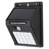 Lampa solara LED de exterior pentru perete Rabalux Ostrava, cu senzor de miscare, 1.3W, 100 lm, IP44, lumina alba naturala (4000K), Negru