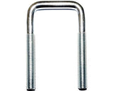 Coliere Tip U Cu Surub Dresselhaus 10x75x82 Mm Otel Zincat, 50 Bucati, Patrate