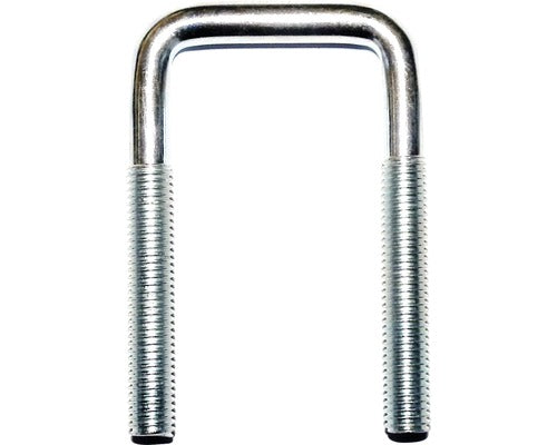Coliere Tip U Cu Surub Dresselhaus 10x75x82 Mm Otel Zincat, 50 Bucati, Patrate