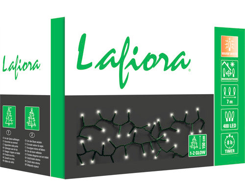 Ghirlanda Lafiora 1-2 Glow 400 Led-uri Alb Cald