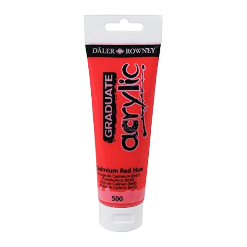 Culoare acrilica Graduate Daler Rowney - Cadmium Red Hue - 120 ml