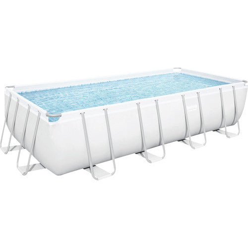 Piscina cu cadru metalic Bestway Power Steel™ 549x274x122 cm capacitate 14812 l, inclusiv sistem de filtru, scara si prelata