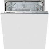 Masina de spalat vase incorporabila Hotpoint HI5030W, 14 seturi, 7 programe, Clasa D, Zone Wash 3D, Motor Inverter, Sistem Activeco, 60 cm