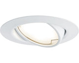Spot Led Incastrat Base 5w Ø90 Mm, Modul Bec Led Coin Inclus, Alb Mat