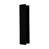 Aplica ZUBIALDE, EGLO, LED, 12W, 1400 lm, lumina calda, aluminiu, negru, 36 x 8 cm