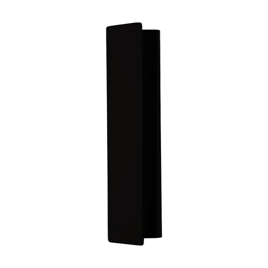 Aplica ZUBIALDE, EGLO, LED, 12W, 1400 lm, lumina calda, aluminiu, negru, 36 x 8 cm