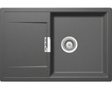Chiuveta Bucatarie Cu O Cuva Schock Mono D-100 76,5x51 Cm, Cu Picurator, Reversibila, Cristadur Stone