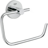 Suport hartie igienica Grohe Essentials, fixare perete ascunsa, Crom