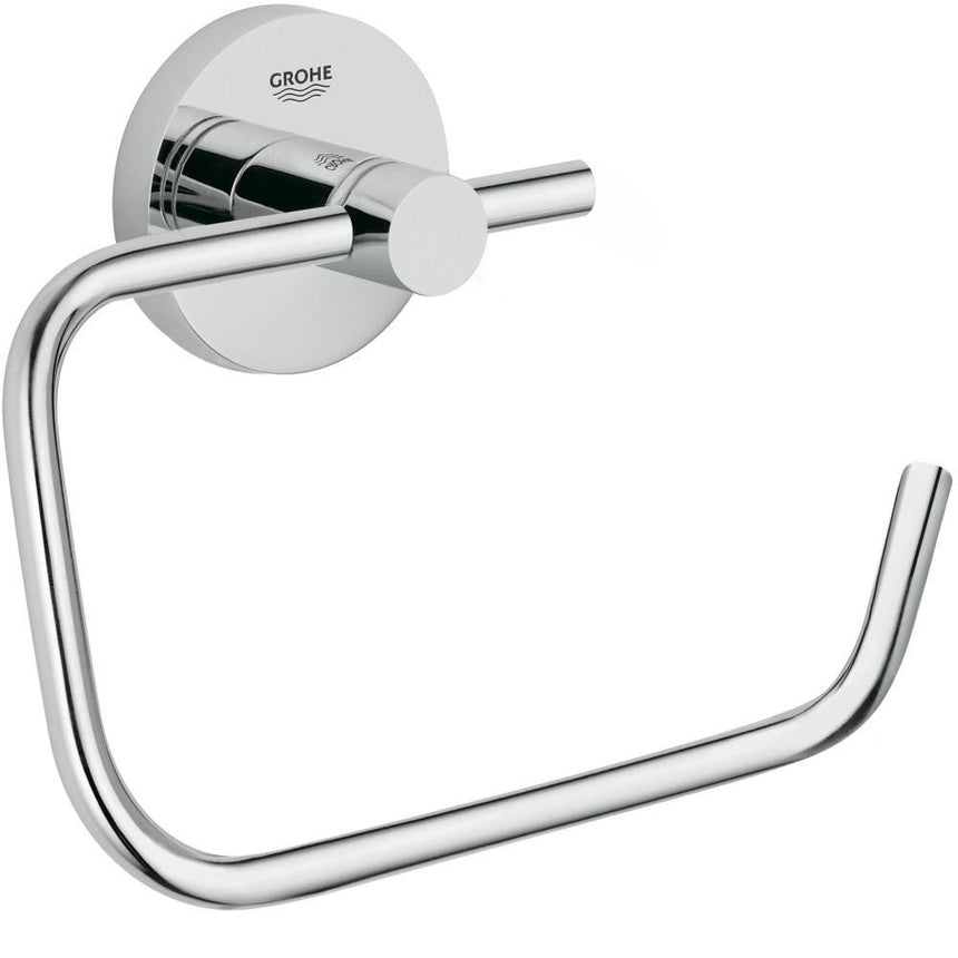 Suport hartie igienica Grohe Essentials, fixare perete ascunsa, Crom