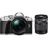 Set Aparat foto Mirrorless OLYMPUS E-M10 Mark III, 16.1 MP, 4K, Wi-Fi, plus Obiectiv EZ 14-150mm, Argintiu/Negru