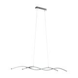 Pendul Lasana 2, 96104, Crom-Alb, LED 2x14W, 2x1900lm