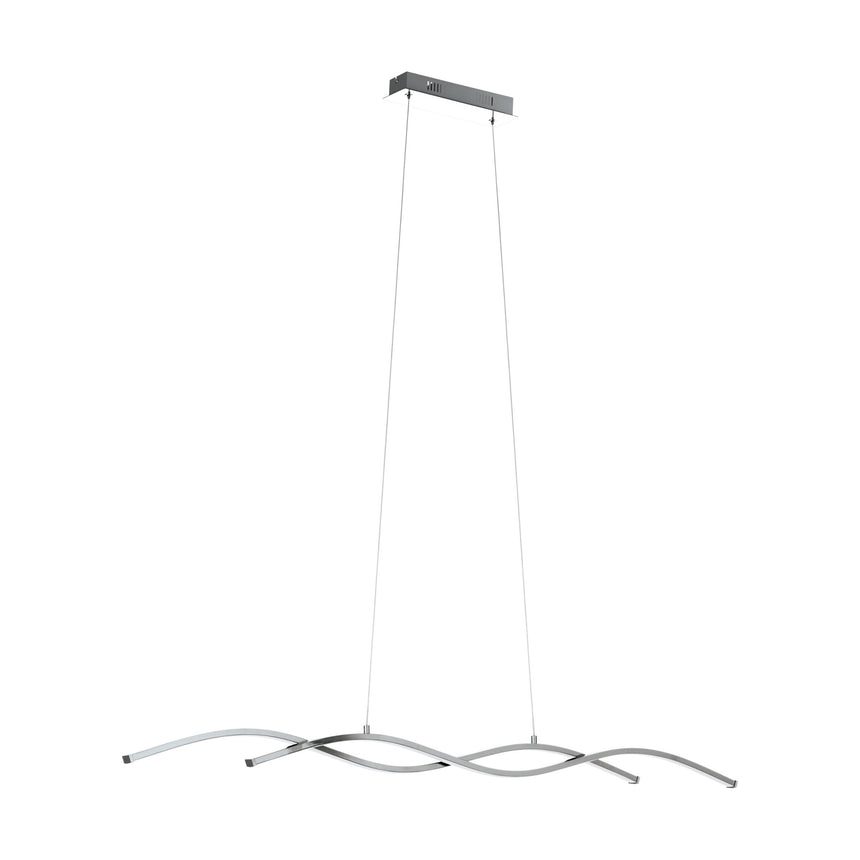 Pendul Lasana 2, 96104, Crom-Alb, LED 2x14W, 2x1900lm