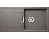 Chiuveta Bucatarie Cu O Cuva Schock Mono D-100l 100x51 Cm, Cu Picurator, Reversibila, Cristadur Silverstone