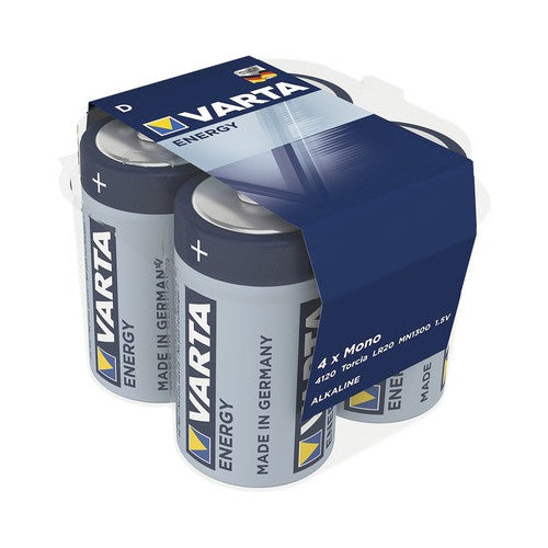 Set 4 BateriI alkaline LR20/D/Mono - Varta