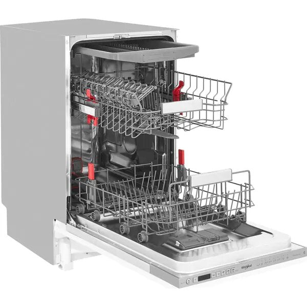 Masina de spalat vase, Whirlpool, WSIO 3O34 PFE X 10 setari, tehnologie 6Sense, PowerClean, clasa energetica D