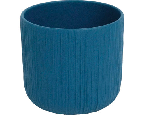Masca Ghiveci Alma Ø 20, 5 H 20 Cm Ceramica Albastru