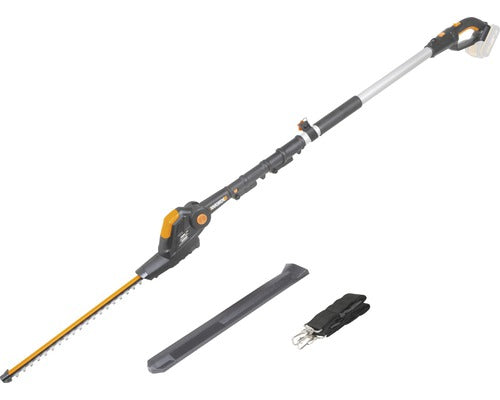 Foarfeca electrica pe acumulator pentru tuns gard viu la inaltime WORX WG252E.9, 20 V, lungime lama 45 cm, diametru maxim taiere 16 mm, maner extensibil, inaltime taiere pana la 3.8 m, fara acumulator si incarcator in setul de livrare