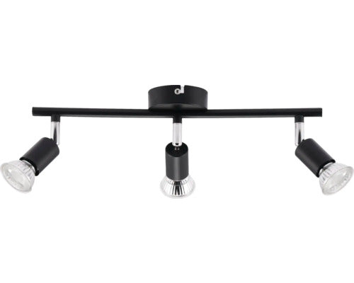 Sina Spoturi Prato Gu10 Max. 3x10w, Negru Mat