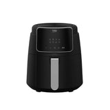 Friteuza cu aer cald Beko FRL2244B, 1500 W, 3.9 litri, 35° C-200° C, cronometru 0 - 90 minute, 8 programe prestabilite, afisaj LED tactil, negru
