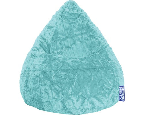 Fotoliu Puf Beanbag Sitting Point Fluffy Xl Vernil 70x110 Cm