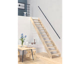 Scara Milan Limoane de Interior Dreapta 80x280 cm Stejar