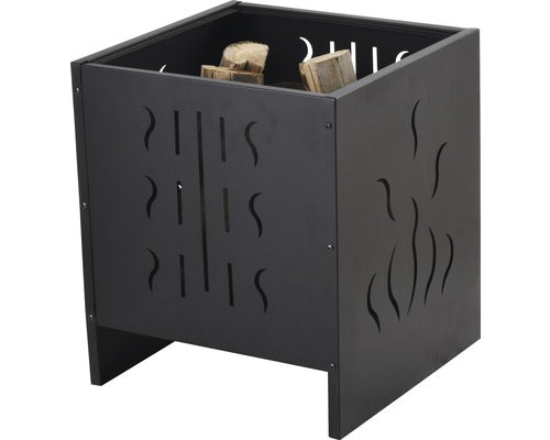 Bol De Foc, Metal, 35x35 Cm, Negru