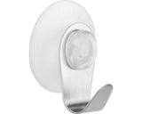 Cuier Baie Tiger Simply, 1 Agatatoare, Montaj Pe Perete, Cu Ventuza, Inox, Set 2 Bucati