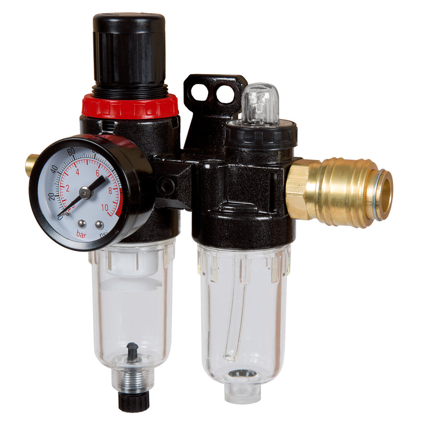 Reductor presiune aer comprimat si filtru ulei Einhell 4135001, R1/4"