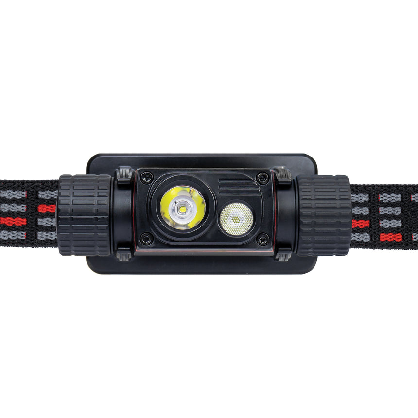Lanterna frontala PNI Adventure F80 Dual LED, 1000 lm, 6W, 2200 mAh, IP68