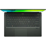 Laptop ACER Swift 5 SF514-55GT-79GL, Intel Core i7-1165G7 pana la 4.3GHz, 14" Full HD, 16GB, SSD 1TB, NVIDIA GeForce MX350 2GB, Windows 10 Pro, Verde Inchis