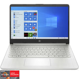 Laptop HP 14s-fq1015nq, AMD Ryzen 3 5300U pana la 3.8GHz, 14" Full HD, 8GB, SSD 512GB, AMD Radeon Graphics, Windows 10 Home, argintiu