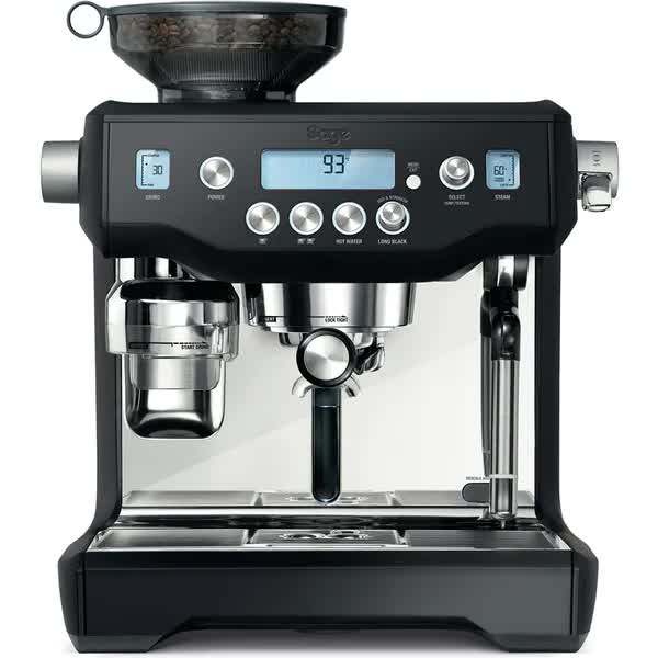 Espressor Manual SAGE Oracle SES980BTR, 2.5l, 2400W, 15 bar, Negru