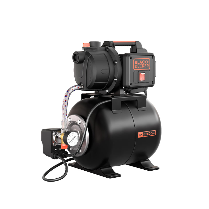 Hidrofor Black & Decker BXGP600PBE, 600 W, 19 l, 2.6 bar, debit 3100 l/h