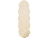 Covor Blana Artificiala Romance Shape Bej 55x160 Cm