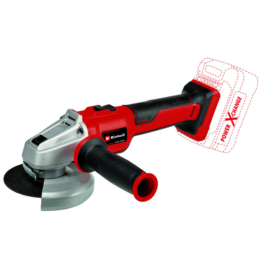 Polizor unghiular pe acumulator Einhell PXC AXXIO 18/125 Q,motor fara perii, diametru disc 125 mm, 8500 rpm,adancime maxima de taiere 33 mm,fara acumulator si incarcator in setul de livrare