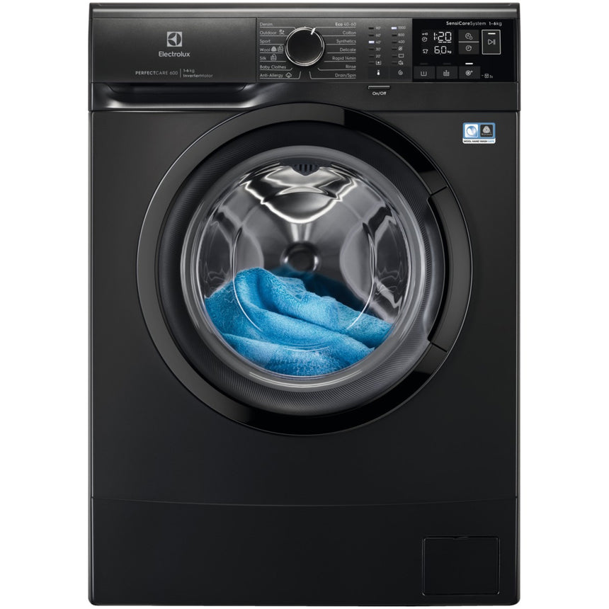 Masina de spalat rufe Slim Electrolux EW6S406BXI, 6 kg, 1000 rpm, Clasa D, Motor Inverter, Gri