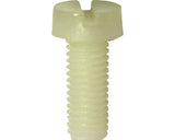 Suruburi Metrice Cu Cap Bombat Drept Dresselhaus 6x20 Mm Din84 Plastic Alb, 50 Bucati