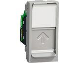 Priza Date Rj45 Unica Cat6 Utp, Nuanta Aluminiu