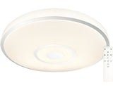 Plafoniera Liberty 24w 2500 Lumeni Ø38 Cm 3000-6500k, Cu Telecomanda, Alb Cu Efecte De Stele