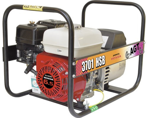 Generator De Curent Cu Benzina Agt 3701 Hsb 3000w, Motor Honda 196cm³