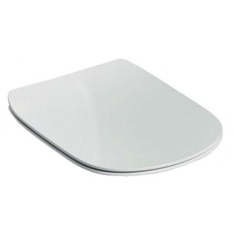 Capac wc, Ideal Standard, Tesi, slim cu inchidere lenta, Alb