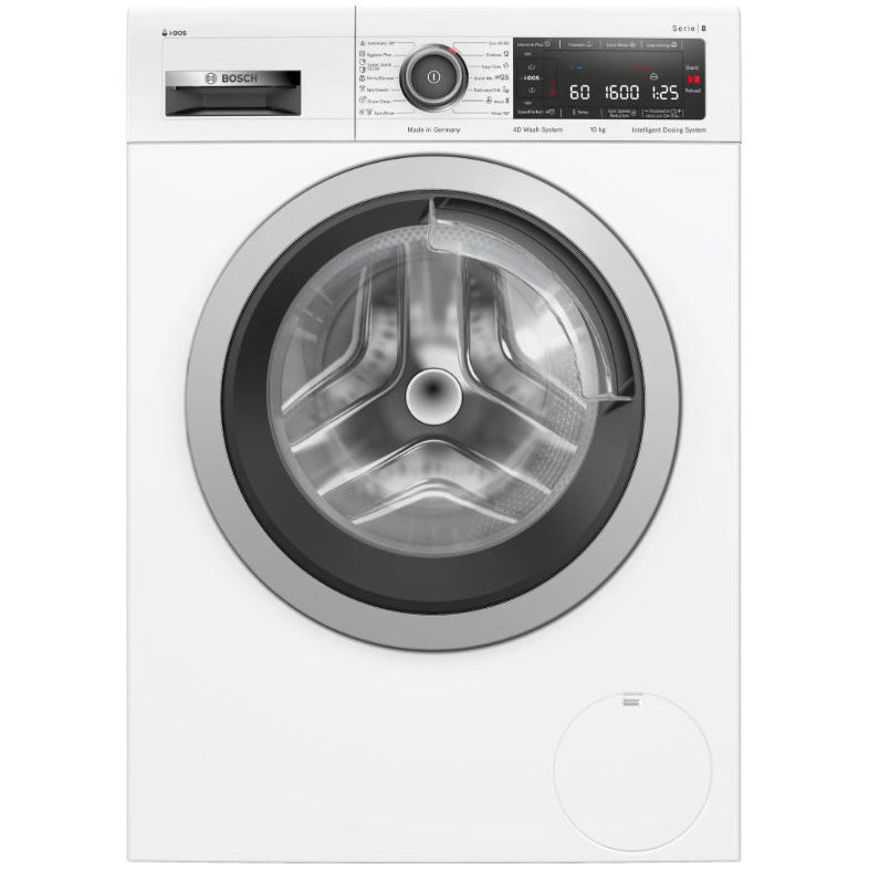 Masina de spalat rufe Bosch WAX32K03BY, 10 kg, 1600 RPM, Motor EcoSilence Drive, I-DOS, 4D Wash System, Clasa B, Alb