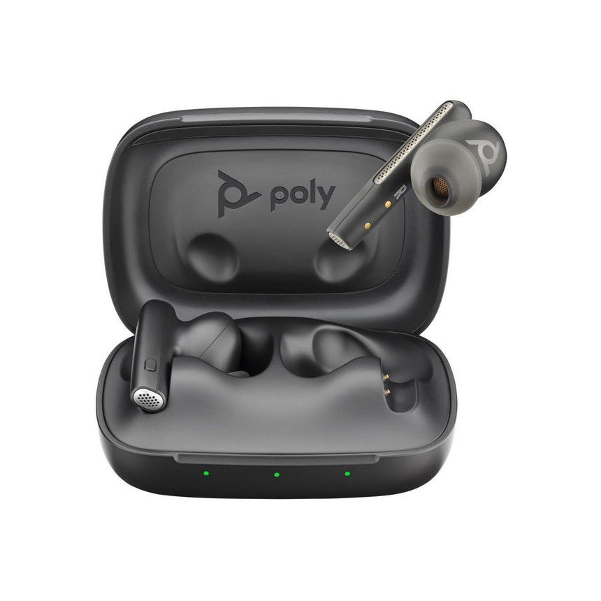 Casti Voyager FREE 60 UC, Basic Charge Case, TEAMS, USB-A, BLACK, WW (220757-01)