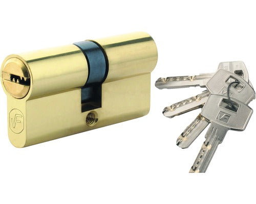 Cilindru De Siguranta Dublu Verofer C62c 30/30 Mm, 4 Chei, Protectie Anti-gaurire